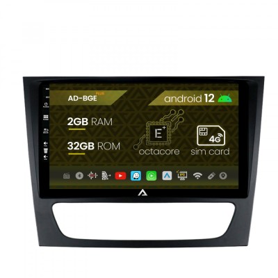 Navigatie Mercedes Benz W211 CLS, Android 12, E-Octacore 2GB RAM + 32GB ROM, 9 Inch - AD-BGE9002+AD-BGRKIT415 foto