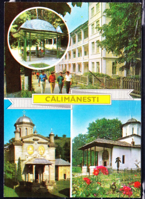 AMS - ILUSTRATA 089 CALIMANESTI 1977 RSR, CIRCULATA