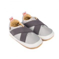 Pantofi Baietei Bibi Afeto Joy Grafit 22 EU