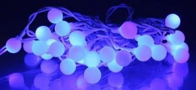 Ghirlanda luminoasa cu sfere albastre 30 LED-uri 4.35m well foto