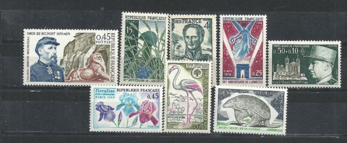 FRANTA &ndash; FLORA, FAUNA, MILITARI, serii MNH, EW6