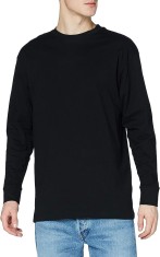 Bluza cu maneca lunga pentru barbati Urban Classics Tall Tee, negru, L S - OUTLET