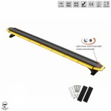 Cumpara ieftin Rampa Girofar LED Stroboscopic Portocalie, 122.2 cm, 14 Moduri de Avertizare, 12 24 48V, 57-80W, ECE R65 R10, E9, IP67, Senzor Zi Noapte