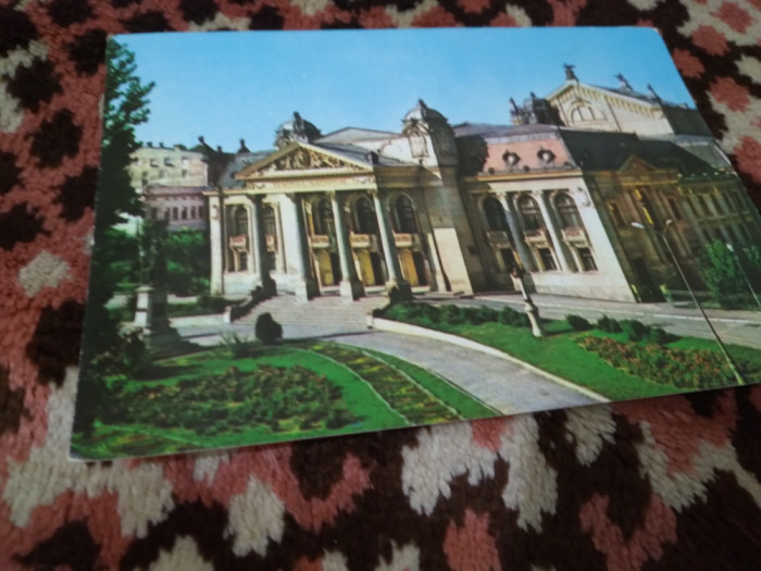 CARTE POSTALA -IASI-TEATRUL NATIONAL CIRCULATA