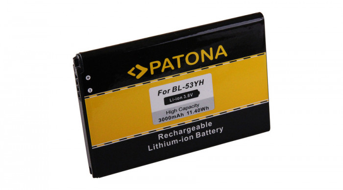 LG D855 F400 G3 BL53YH BL 3000mAh Li-Ion baterie / baterie re&icirc;ncărcabilă - Patona