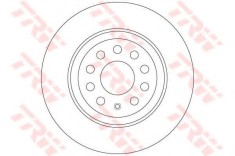 Disc frana SKODA SUPERB III Combi (3V5) (2015 - 2016) TRW DF6504 foto
