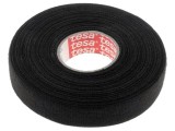 Bandă textilă auto neagră 19mm x 25m 105&deg;C