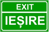 Semn exit si iesire