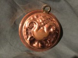 Forma vintage din cupru pentru prajituri , budinci sau decor rustic bucatarie !