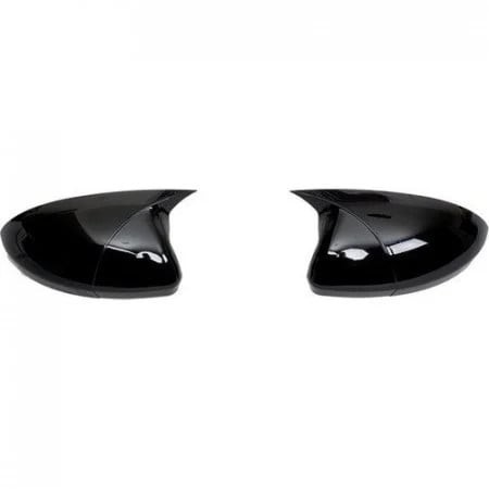 Capace oglinzi Batman style Audi A3 8P 2003-2007 negru lucios