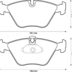 Placute frana BMW Seria 3 (E46), Seria 5 (E39), X3 (E83), Z4 (E85, E86); Mg Mg Zt, Mg Zt- T SRLine parte montare : Punte fata