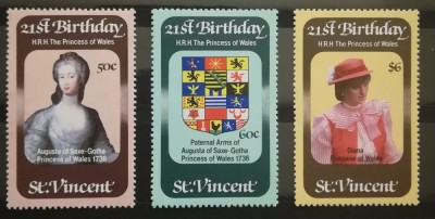 BC56, ST.Vincent 1982, serie Lady Diana foto