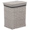 vidaXL Coș de rufe, alb, salcie 286978