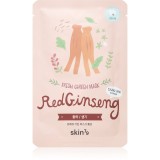 Skin79 Fresh Garden Red Ginseng mască textilă revitalizantă cu ginseng 23 g
