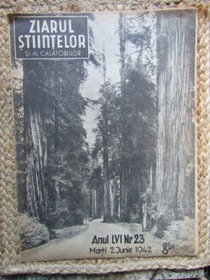 Ziarul Ştiinţelor şi al Călătoriilor nr.23/1942 foto