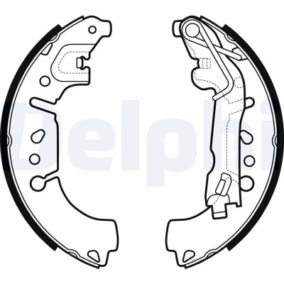 DELPHI LS2135 Set saboti frana foto
