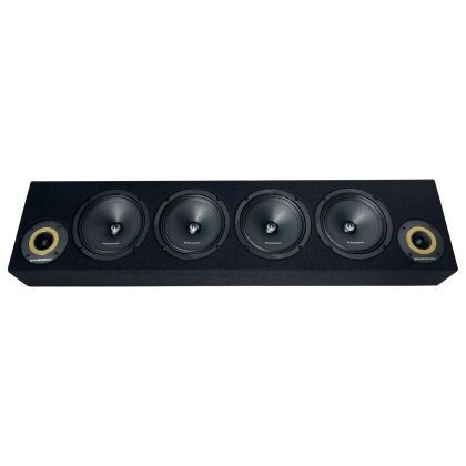 Cutie de difuzoare Phonix Gold 1700W iesire SPL 2 x 4 OHM 4 x difuzoare midrange 2 x tweetere pro audio CarStore Technology