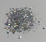 Chunky Glitter Silver, Erfello Candle Co