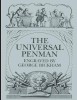 The Universal Penman - Carte Arta Comerciala, Caligrafie, Alfabeturi, Ilustratii Copperplate, Editura Dover, 1740