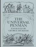 The Universal Penman - Carte Arta Comerciala, Caligrafie, Alfabeturi, Ilustratii Copperplate, Editura Dover, 1740