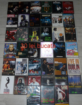 DVD muzica:Bruce Springsteen,Michael Jackson,Bob Dylan,Mika,Bon Jovi,Pearl Jeam foto