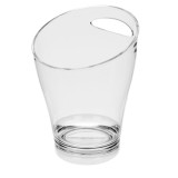 Frapiera pentru gheata, cu maner, plastic acrilic, transparent, 18,5x25cm, Oem