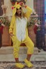 PJS211-292 Set pijama kigurumi model unicorn si papuci de casa pufosi, L, M, M/L, S/M