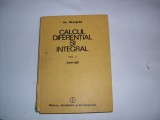Calcul Diferential Si Integral Vol. 2. - Gh. Siretchi , 20792