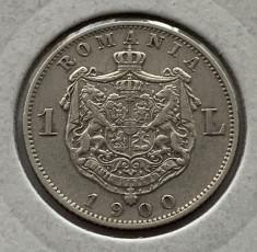 1 Leu 1900 Argint, Romania, XF foto