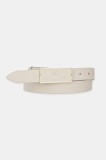 Armani Exchange curea de piele culoarea bej, XW000967 AF13853