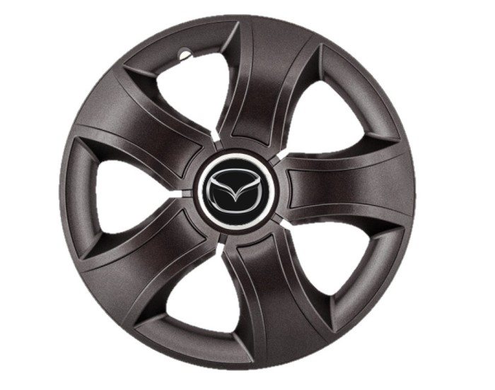 Set 4 Capace Roti pentru Mazda, model Bis Black, R16