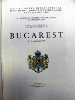 Bucarest 1-8 Septembrie 1937- Bucuresti, 1939 foto