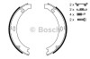 Set saboti frana, frana de mana MERCEDES C-CLASS T-Model (S203) (2001 - 2007) BOSCH 0 986 487 582