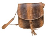 GEANTĂ CROSSBODY VINTAGE DIN PIELE DE ȘARPE PITON
