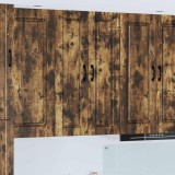 vidaXL Dulap de bucătărie cu raft Stejar fumuriu 30 x 31 x 100 cm 885460