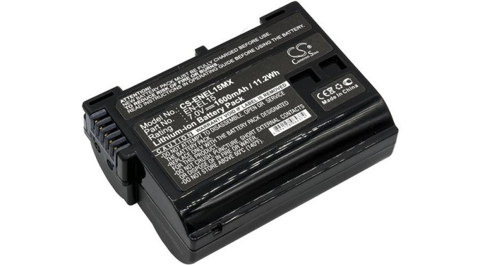 Cameron Sino 1600mAh Nikon Coolpix D7000,D800,Digital SLR D800,D800E,1 V1,MB-D12,D600,D610,D7000,D7100 Baterie