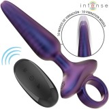 Vibrator Anal Marlon, Remote Control, 10 Moduri Vibratii, Silicon Moale, USB, Albastru, 15 cm