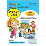 Domeniul Om și societate. Grupa mijlocie - Paperback brosat - Cristina Beldianu, Estera Ținteșan - Roxel Cart