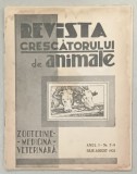 REVISTA CRESCATORULUI DE ANIMALE , ANUL I , NR. 7-8 , 1935