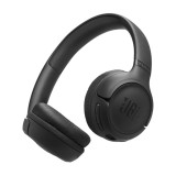 Casti On-Ear JBL Tune 530BT, Negre, Wireless, Bluetooth 6, 76h Autonomie, Multipoint, Microfon, Pliabile, USB-C, Driver 33mm