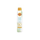 Carroten Coconut Dreams Spray uscat de protecție solară pentru corp SPF50 200 ml