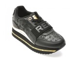 Pantofi sport REPLAY negri, WS3D49S, din material textil