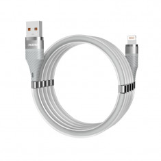 Cablu Date si Incarcare USB la Lightning Dudao, Cu suport organizare magnetic, 5A, 1 m, Gri L1xsL