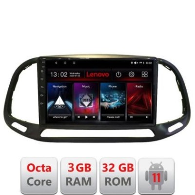Navigatie Fiat Doblo 2015-2018 D-DOBLO15 Octa Core cu Android Radio Bluetooth Internet GPS WIFI DSP 3+32 GB 4G LENOVO LITE CarStore Technology foto
