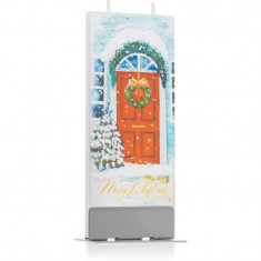 Flatyz Holiday Merry Christmas Red Door lumanare 6x15 cm