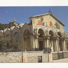 SI1 - Carte Postala -ISRAEL- Jerusalem, Church and Garden of Ghethsemane,Necirc