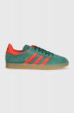 Cumpara ieftin adidas Originals sneakers din piele &icirc;ntoarsă Gazelle culoarea verde, IG6200