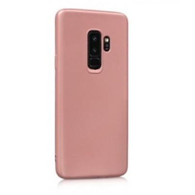 Husa pentru Samsung Galaxy A8 2018, GloMax Perfect Fit, Rose-Gold foto