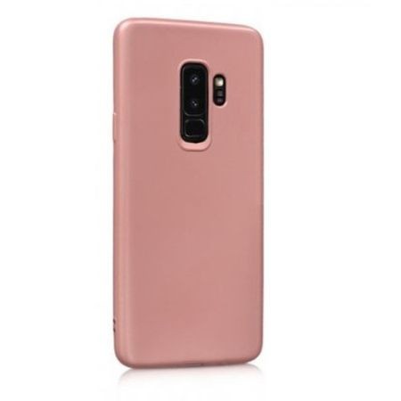 Husa pentru Samsung Galaxy A8 2018, GloMax Perfect Fit, Rose-Gold