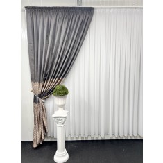 Draperie Byblos, gri&amp;amp;amp;auriu